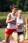 Emily Dudgeon in the 800 metres at the Sainsbury's British Championships, Birmingham.